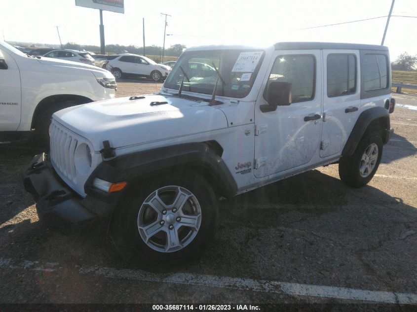 2021 JEEP WRANGLER UNLIMITED SPORT S VIN: 1C4HJXDN6MW525565