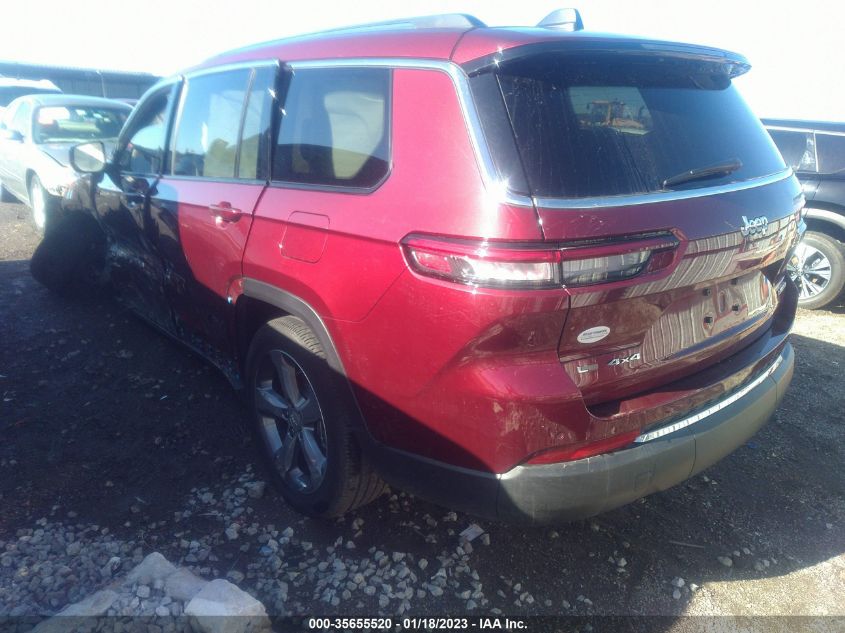 2022 JEEP GRAND CHEROKEE L LIMITED VIN: 1C4RJKBGXN8506342