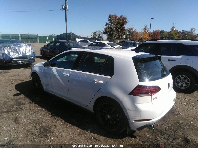 2021 VOLKSWAGEN GOLF GTI S/SE/AUTOBAHN VIN: 3VW5T7AU1MM004064