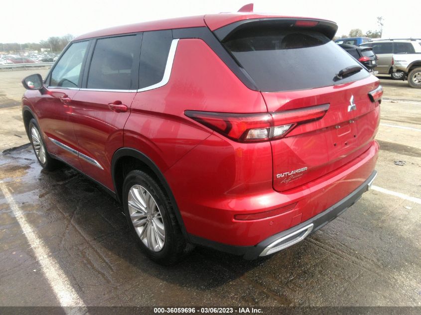 2022 MITSUBISHI OUTLANDER ES VIN: JA4J3TA87NZ019241