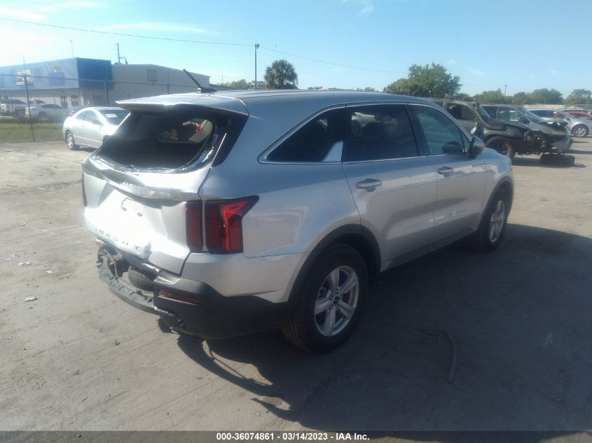 2022 KIA SORENTO LX VIN: 5XYRG4LC2NG109397