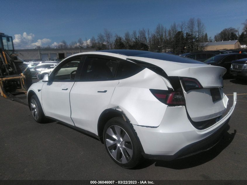 2023 TESLA MODEL Y LONG RANGE VIN: 7SAYGDEE2PF661134