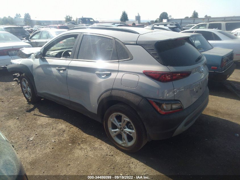 2022 HYUNDAI KONA SEL VIN: KM8K6CAB7NU816398