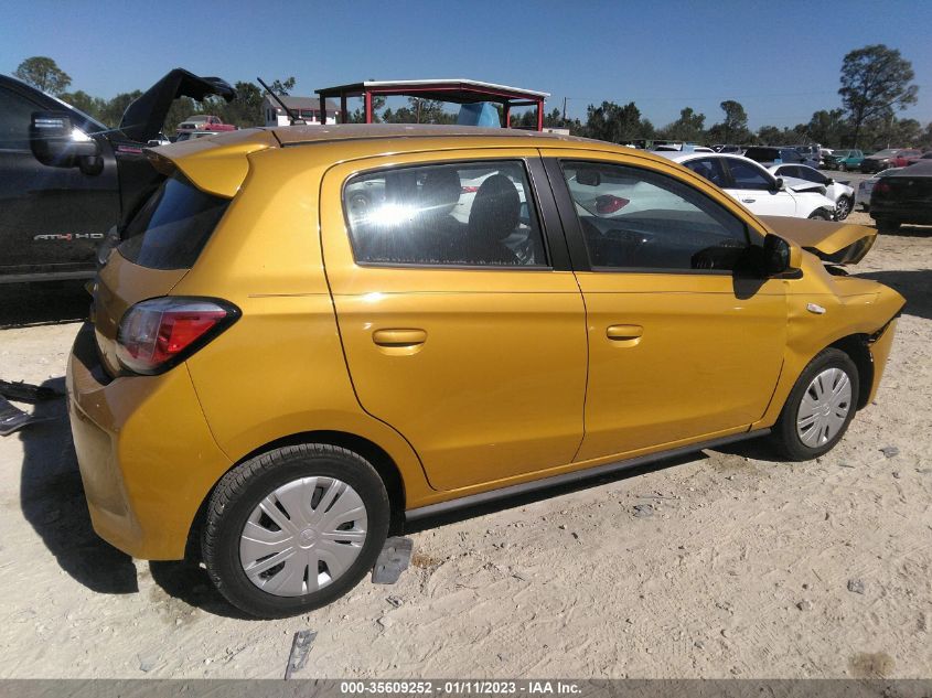 2022 MITSUBISHI MIRAGE ES/LE VIN: ML32AUHJ8NH001533