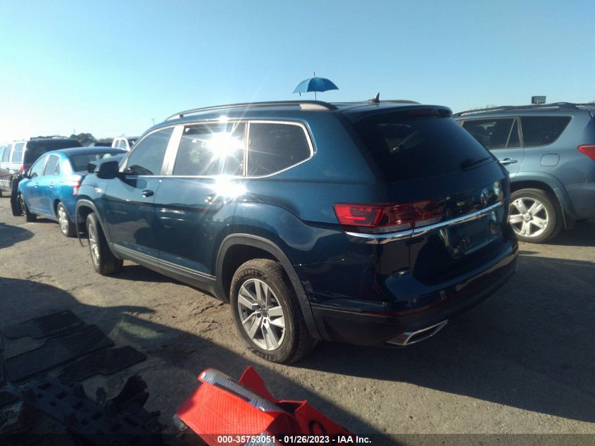 2021 VOLKSWAGEN ATLAS 2.0T S VIN: 1V2AP2CA8MC501205