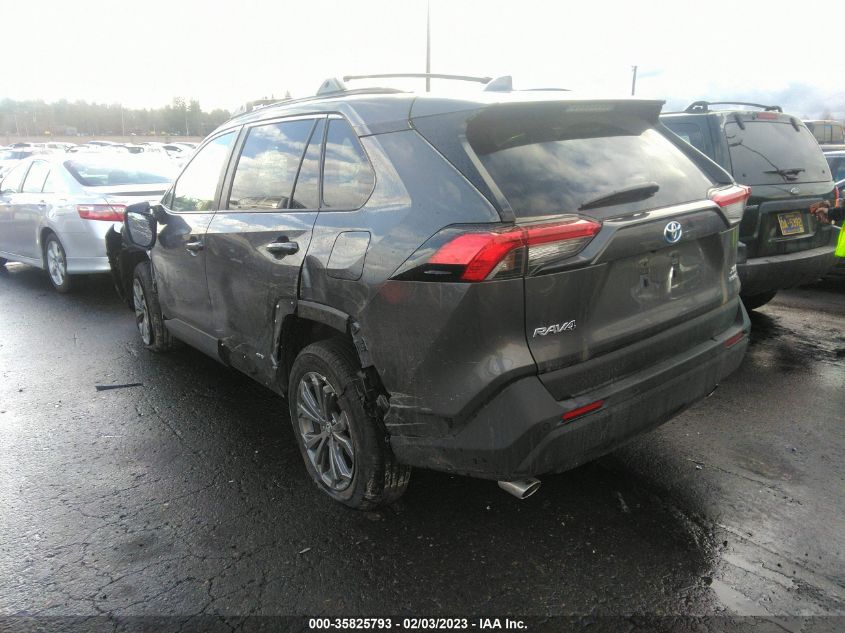 2022 TOYOTA RAV4 HYBRID XLE PREMIUM VIN: 4T3B6RFV8NU073702
