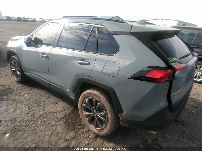 2022 TOYOTA RAV4 HYBRID XLE PREMIUM VIN: 4T3B6RFV5NU072104
