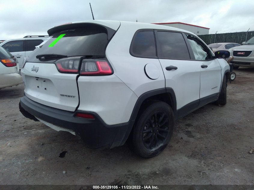 2021 JEEP CHEROKEE SPORT VIN: 1C4PJMAX5MD223132