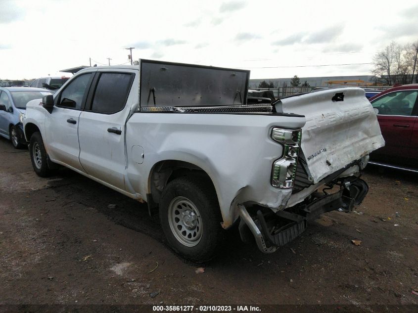2023 CHEVROLET SILVERADO 1500 WORK TRUCK VIN: 2GCUDAED4P1101323