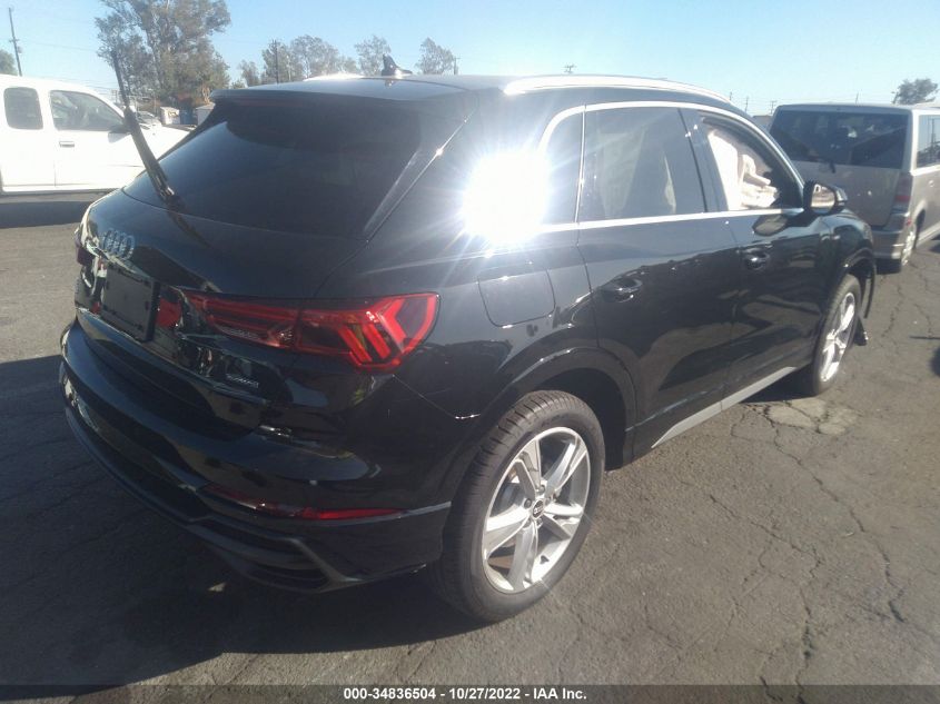 2022 AUDI Q3 S LINE PREMIUM PLUS VIN: WA1EECF35N1050494