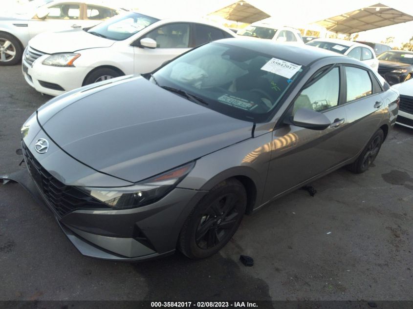 2022 HYUNDAI ELANTRA SEL VIN: KMHLM4AG9NU365292