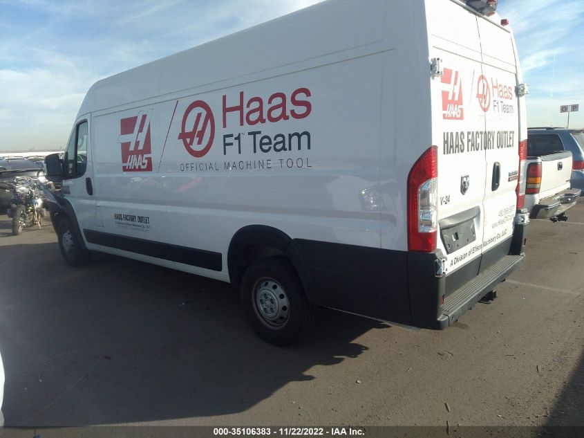 2021 RAM PROMASTER CARGO VAN VIN: 3C6MRVJG6ME568032