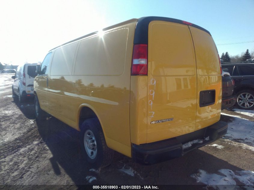 2020 CHEVROLET EXPRESS CARGO VAN VIN: 1GCWGAFP3L1157584