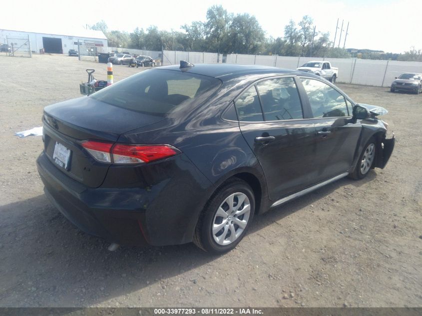 2022 TOYOTA COROLLA LE VIN: JTDEPMAEXNJ228768