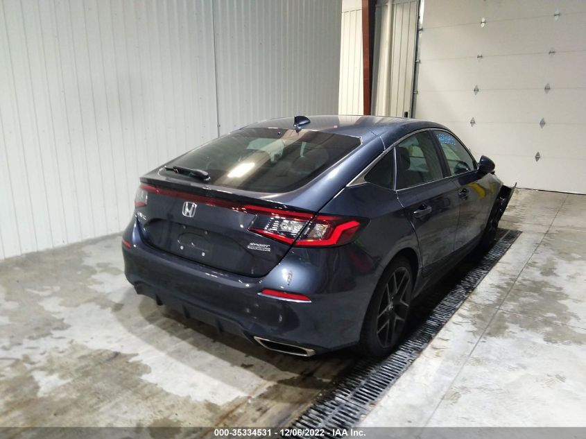 2022 HONDA CIVIC HATCHBACK SPORT TOURING VIN: 19XFL1H89NE017735