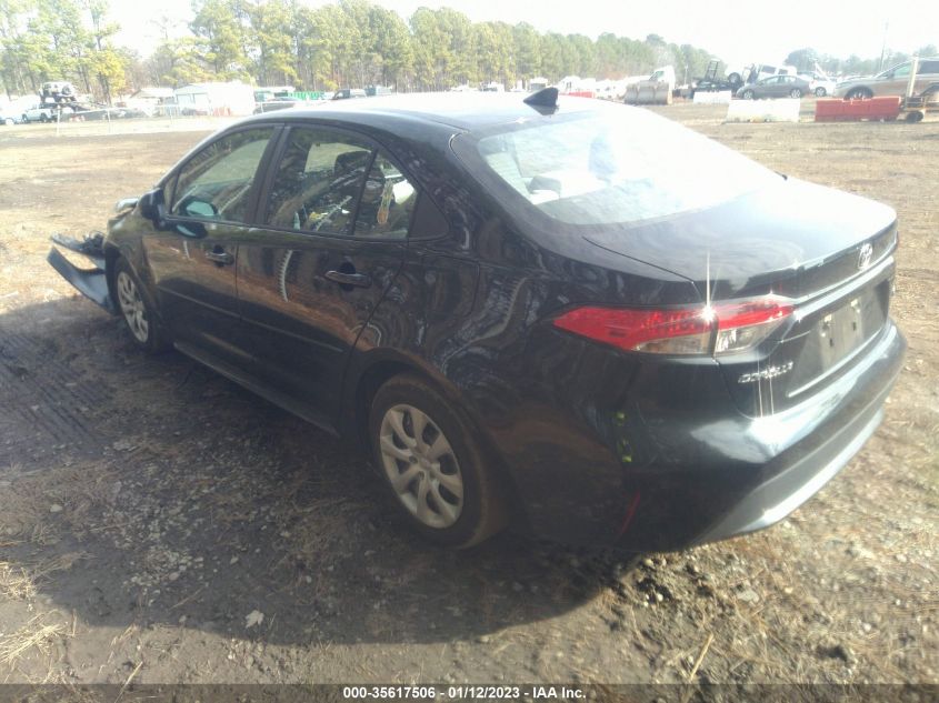 2021 TOYOTA COROLLA LE VIN: 5YFEPMAE1MP163416