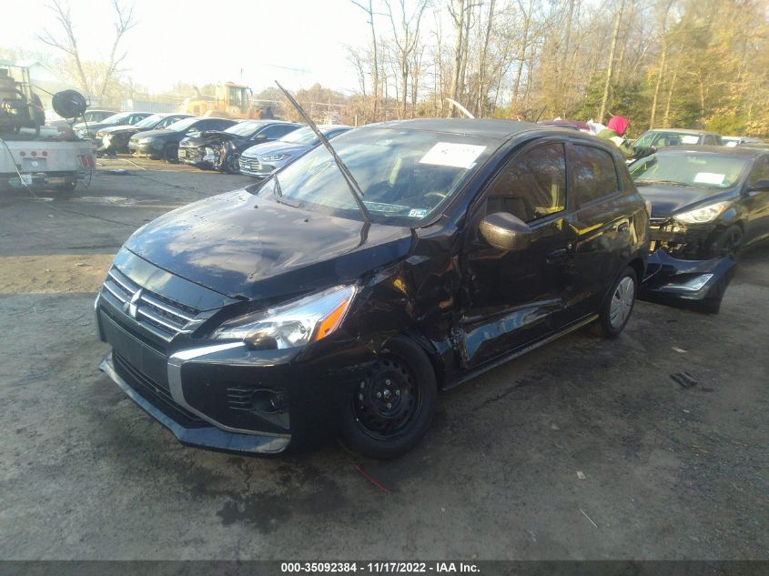 2022 MITSUBISHI MIRAGE ES/LE VIN: ML32AUHJ6NH002891