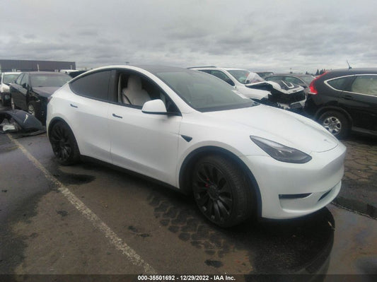 2022 TESLA MODEL Y PERFORMANCE VIN: 7SAYGDEF1NF389827