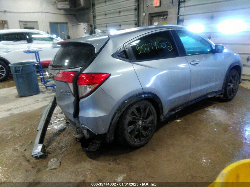 2022 HONDA HR-V SPORT VIN: 3CZRU6H12NM703108