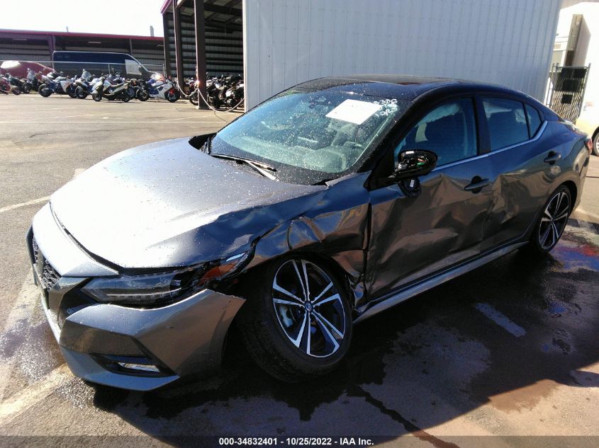 2021 NISSAN SENTRA SR VIN: 3N1AB8DVXMY317396