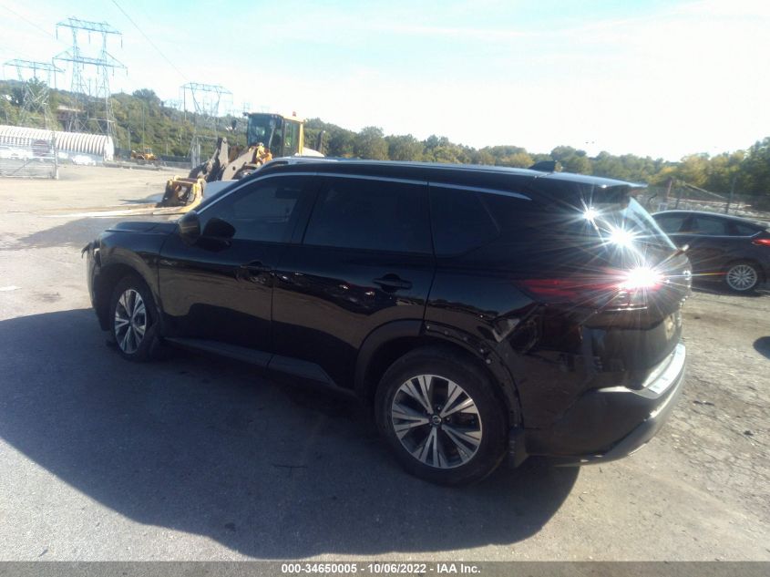 2021 NISSAN ROGUE SV VIN: jn8at3bbxmw217798