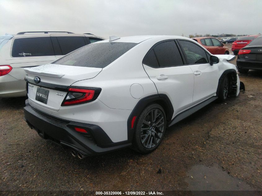 2022 SUBARU WRX GT VIN: JF1VBAU6XN8009727