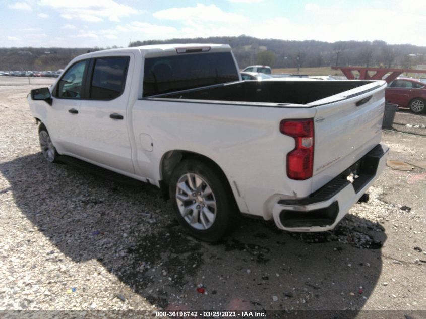 2022 CHEVROLET SILVERADO 1500 CUSTOM VIN: 1GCPDBEK7NZ525259
