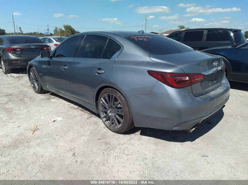 2020 INFINITI Q50 3.0T LUXE VIN: JN1EV7AP9LM201522