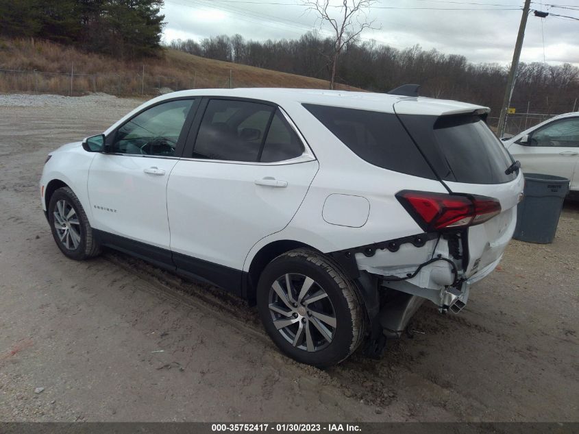 2022 CHEVROLET EQUINOX LT VIN: 3GNAXUEV3NL257375