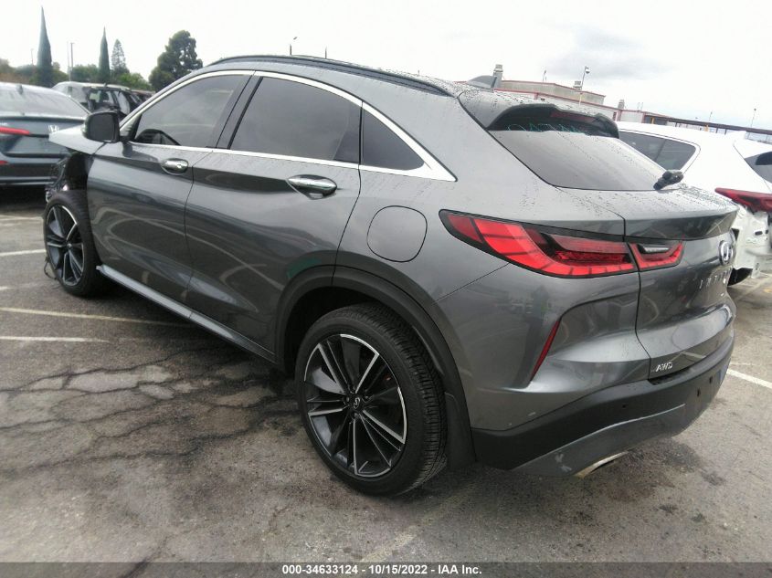 2022 INFINITI QX55 LUXE VIN: 3PCAJ5J32NF104277