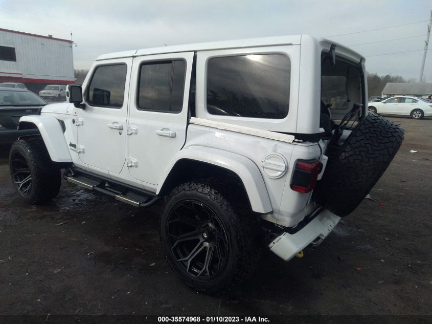 2021 JEEP WRANGLER UNLIMITED SAHARA HIGH VIN: 1C4HJXEG8MW760372