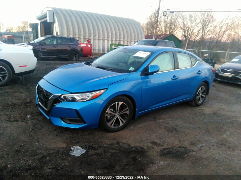 2022 NISSAN SENTRA SV VIN: 3N1AB8CV5NY275299