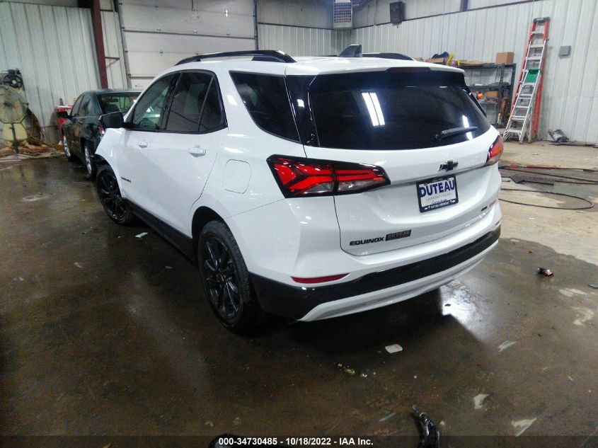 2022 CHEVROLET EQUINOX RS VIN: 3GNAXWEV2NS240665