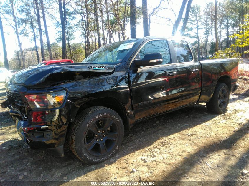 2022 RAM 1500 BIG HORN VIN: 1C6RRFBG3NN238193