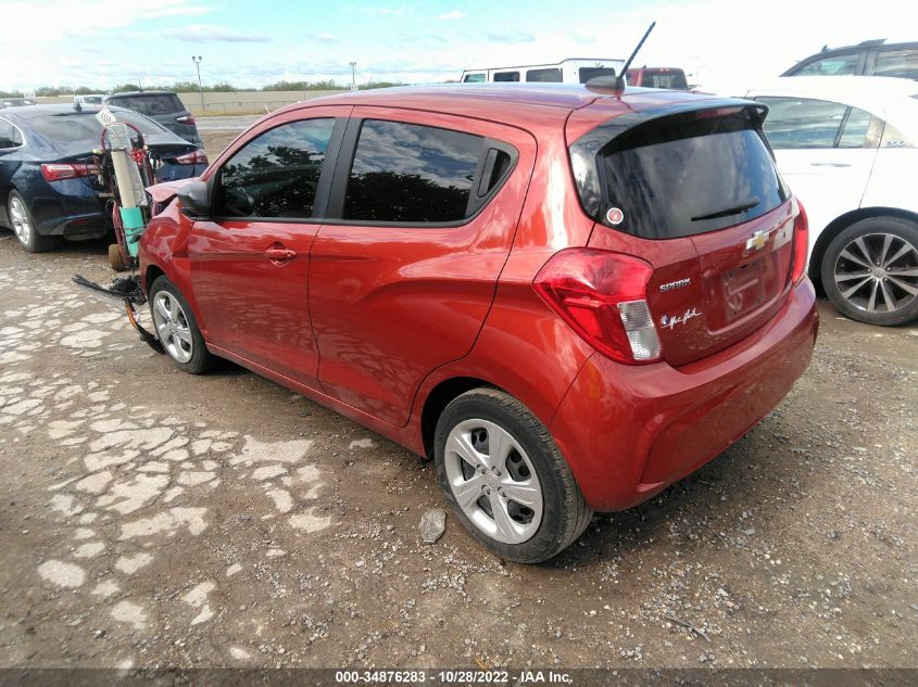 2021 CHEVROLET SPARK LS VIN: KL8CB6SA0MC710982