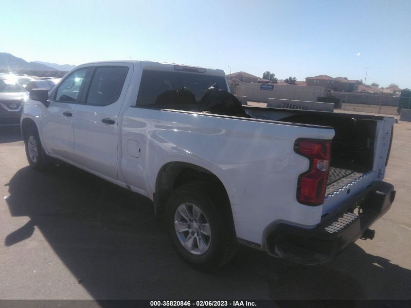 2022 CHEVROLET SILVERADO 1500 WORK TRUCK VIN: 3GCPAAED0NG623554