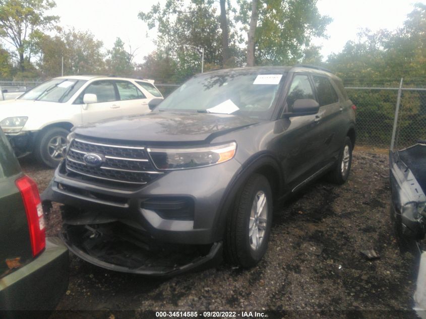 2021 FORD EXPLORER XLT VIN: 1FMSK8DHXMGA58630