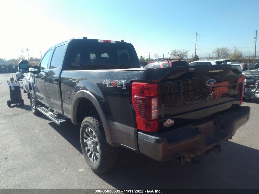 2021 FORD SUPER DUTY F-250 SRW XL/XLT/LARIAT VIN: 1FT7W2B66MED44497