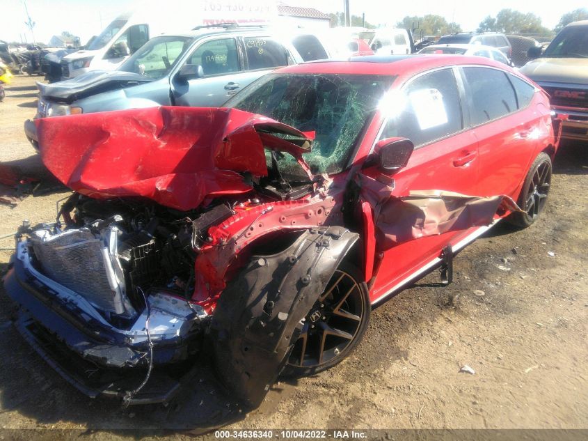 2022 HONDA CIVIC HATCHBACK SPORT TOURING VIN: 19XFL1H80NE006946