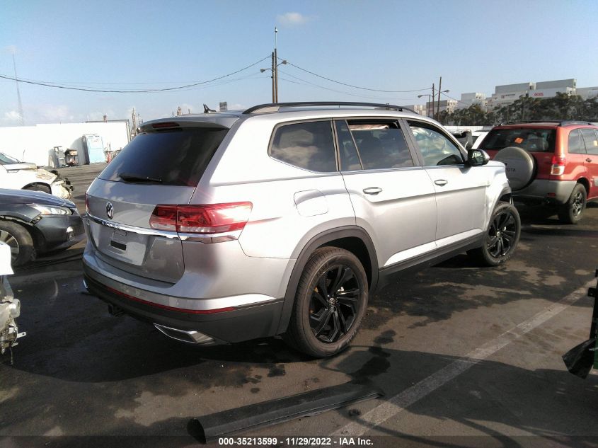 2022 VOLKSWAGEN ATLAS 3.6L V6 SE W/TECHNOLOGY VIN: 1V2JR2CA5NC559557