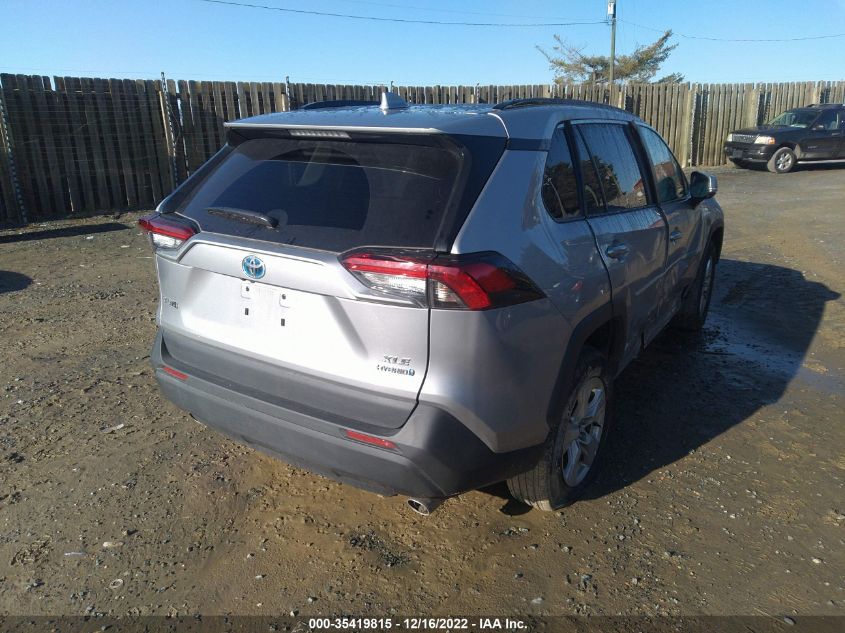 2021 TOYOTA RAV4 HYBRID XLE VIN: 4T3RWRFV8MU038011
