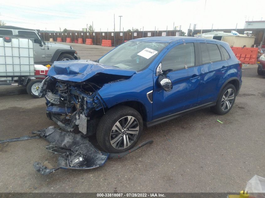 2021 MITSUBISHI OUTLANDER SPORT ES/SE/LE/BE VIN: JA4ARUAU8MU035932
