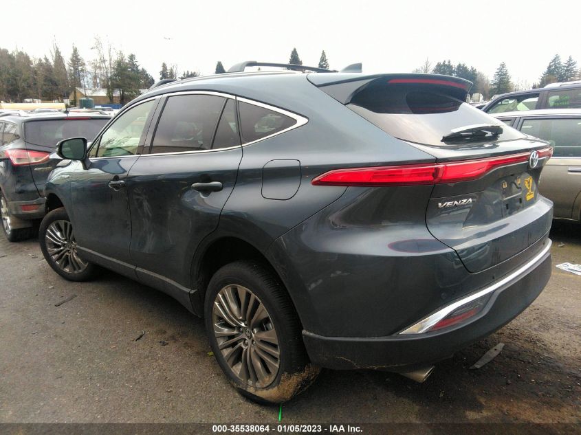 2021 TOYOTA VENZA LE/XLE/LIMITED VIN: JTEAAAAHXMJ031019