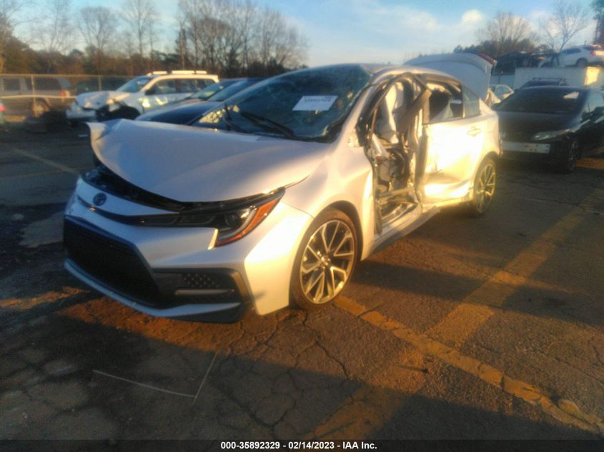 2022 TOYOTA COROLLA SE/SE NIGHTSHADE/APEX SE VIN: 5YFS4MCE3NP121713