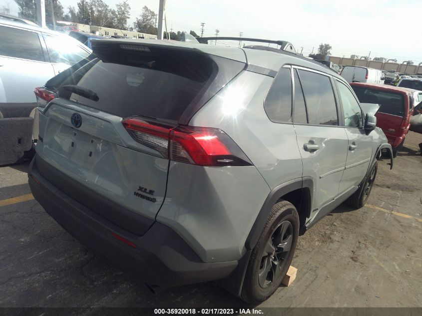 2022 TOYOTA RAV4 HYBRID XLE VIN: 4T3RWRFV2NU055632