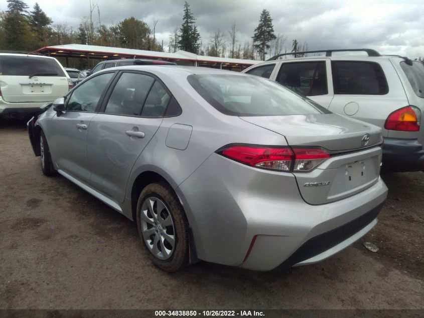 2022 TOYOTA COROLLA L/LE/XLE VIN: 5YFBPMBE9NP280132