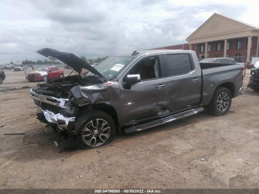 2021 CHEVROLET SILVERADO 1500 LT VIN: 3GCUYDED9MG465889