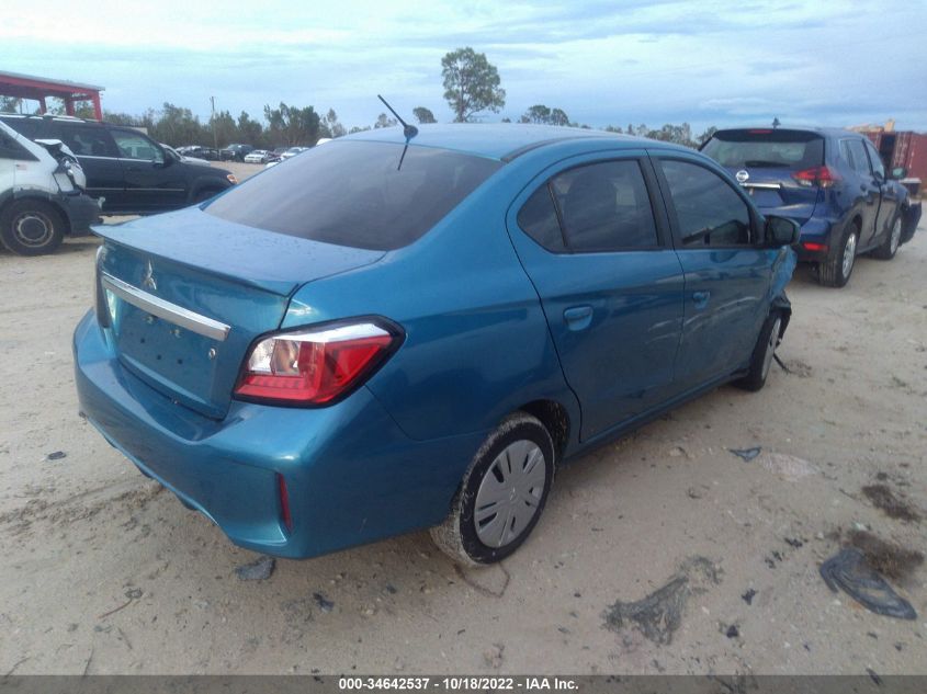 2022 MITSUBISHI MIRAGE G4 ES/LE/BLACK EDITION VIN: ML32FUFJ1NHF05641