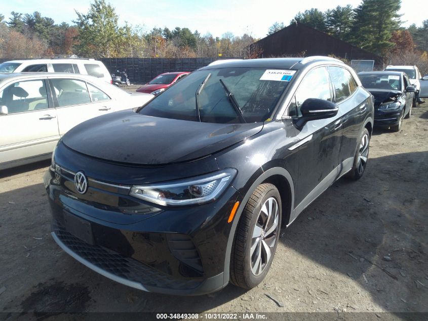 2021 VOLKSWAGEN ID.4 PRO S VIN: WVGKMPE24MP034306