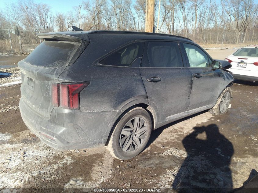 2022 KIA SORENTO S VIN: 5XYRL4LC4NG102785